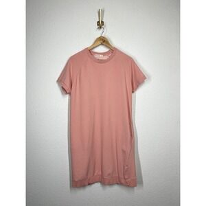 Marine Layer Cassidy Sweatshirt Dress XL Vintage Peach Pink Pockets